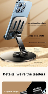 Phổ không thấm nước chống trượt điện thoại đứng thông minh theo dõi có thể điều chỉnh máy tính để bàn chủ cho iPhone iPad <span class=keywords><strong>Android</strong></span> thiết bị di động - Product Image 4