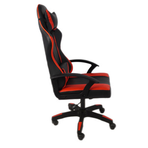 เก้าอี้เกมมิ่งสีดำแดง หนัง PU ปรับเอนได้ตามหลักสรีรศาสตร์ สำหรับใช้งานคอมพิวเตอร์ที่บ้าน - Product Image 4