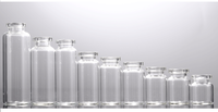 Flacons d'injection lyophilisés ambre sérigraphiés 3ml 5ml 6ml 7ml 8ml 10ml 15ml Flacon pharmaceutique Bouteille en verre pour Botox Gouttes pour les yeux