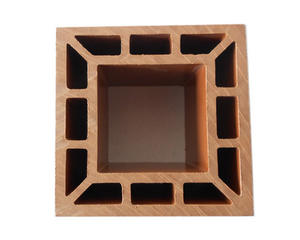 Rail de clôture pour jardin/balcon, <span class=keywords><strong>colonne</strong></span> carrée en bois et plastique Composite WPC - Product Image 3