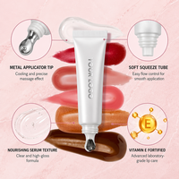 Brillo Labial Líquido Vegano Natural de Larga Duración, Hidratante y Humectante, con Vitamina E, Etiqueta Privada Personalizada, Alto Brillo