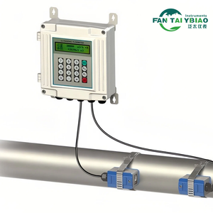 デジタル廃水処理パイプタイプ安価な超音波流量計ポータブル事実上圧力損失流量計なし - Product Image 2