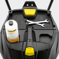 Aspirateur eau et poussière NT 75/2 Ap Me Tc Karcher, réservoir en acier inoxydable de 75 L, aspiration à double moteur, nettoyage semi-automatique du filtre