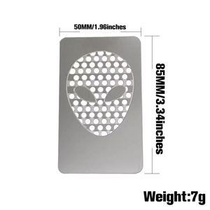 Low Price <b>Grinder</b> Engraved Metal Business Cards - Product Image 3