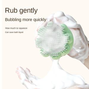 Cepillo de Baño de Silicona de Grado Alimenticio con Dispensador de Líquido Automático, Diseño de Pulpo Adorable, Masaje Suave, Depósito de Champú (500 ml) para Perros/Gatos - Product Image 3