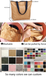 Bolso de mano Kraft marrón con logotipo personalizado impreso para mujer, bolsa de papel de compras con cremallera y embalaje de regalo al por mayor - Product Image 6