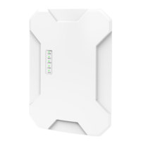 Puente Inalámbrico Empresarial WiFi 6 de 5.8GHz y 1201Mbps de Largo Alcance para Exteriores, CPE con Puerto Gigabit y Antena de 14dBi