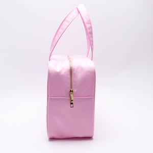Bolsa de Maquillaje Transparente de PVC con Cierre y Logotipo Personalizado, Impermeable, Ecológica, de Gran Capacidad, Portátil, para Mujer, DIY - Product Image 4