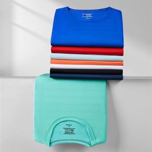 LC3320 Men's Custom Logo Printed Sports <b>T</b>-Shirt Casual Vintage Style Short Sleeve O-Neck Geometric 3D Silk Soft Feel Gym Use Run - Product Image 5