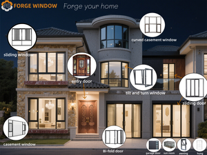 ประตูพับได้ อลูมิเนียมอัลลอยด์คุณภาพสูง กระจกนิรภัย สำหรับใช้ภายในและภายนอกอาคาร คุณสมบัติกันน้ำ ผลิตสำหรับลานบ้าน - Product Image 5