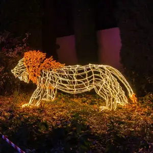 China manufacturer 3D animal lighting large small lighted reindeer deer led light