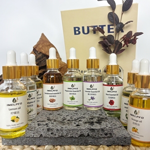 纯天然精油混合物：香草、檀香、玫瑰、百里香、乳香和亚麻籽油，用于香薰疗法 - Product Image 5