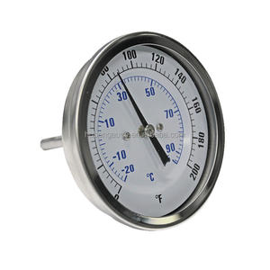 Customizável aço inoxidável BBQ Smoker Grill termômetro 0-300 graus calibre OEM suportado churrasco termômetro - Product Image 1