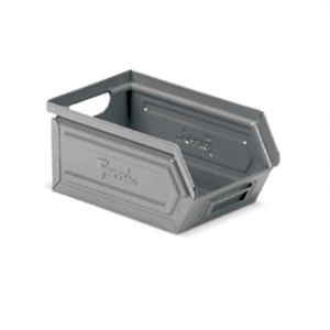 Boîte de rangement en métal Fami, taille 1, capacité 1 litre, gris foncé RAL7000 - Product Image 3