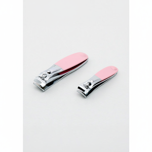 Professional 2pcs Stainless Steel <b>Nail</b> Clipper <b>Set</b> Color Handle Sharp Durable Ergonomic Design <b>Cutter</b> Tool Beauty Manicure South - Product Image 2