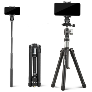 Q160D 25CM Mini trípode de mesa de aluminio plegado para teléfono móvil Sefie Stick Camera Flexible ligero pequeño Slr Camera trípode - Product Image 1