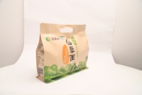 Sachet à fond plat transparent imprimé sur mesure pour emballage de pain, résistant à l'humidité, pour toasts, pains et produits de boulangerie