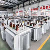 Transformateur de tension miniature triphasé immergé dans l'huile, personnalisable, élévateur/abaisseur, 60 Hz, en cuivre, 10 kV 480 V, entièrement scellé