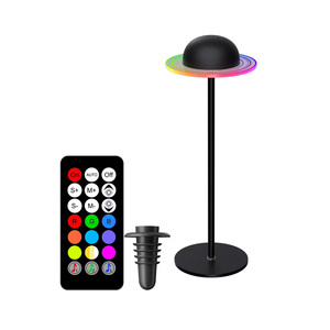Lampe de table LED créative en forme de planète, mode musique RGB, batterie rechargeable, lumière d'ambiance à intensité variable, lampe de lecture, décoration intérieure - Product Image 4