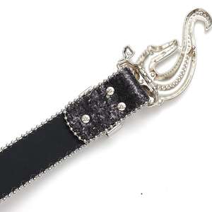Nuevo cinturón de diamantes de imitación con hebilla de cocodrilo brillante para promoción - Product Image 6