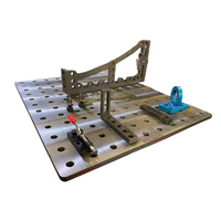 Table de soudage en fonte usinée CNC en Chine avec système de positionnement et de verrouillage pour plateforme de soudage en fonte