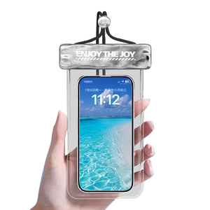 เคสโทรศัพท์กันน้ำแบบใสระดับ IPX8 พร้อมสายคล้องที่ถอดออกได้สำหรับว่ายน้ำชายหาดดำน้ำหน้าจอสัมผัสได้วัสดุพีวีซี - Product Image 2