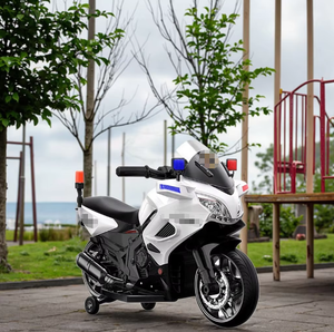 Motocicleta de policía eléctrica para niños al por mayor, juguete de paseo con sirena y luces LED, coche de plástico para niños alimentado por batería al por mayor - Product Image 3