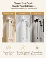 Filtre de douche haute performance pour usage quotidien, élimine l'eau dure