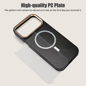 Custodia per telefono <span class=keywords><strong>cellulare</strong></span> in bianco per Pc con <span class=keywords><strong>stampa</strong></span> UV <span class=keywords><strong>Cover</strong></span> magnetica antiurto per iPhone 17 16 15 Pro Max - Product Image 5