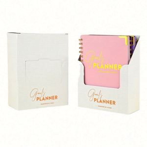 <b>Custom</b> Print Logo 2025 A5 Spiral Binding Hardcover Paper Cover Goal Life <b>Diary</b> Planner Notebook Gift Box - Product Image 5