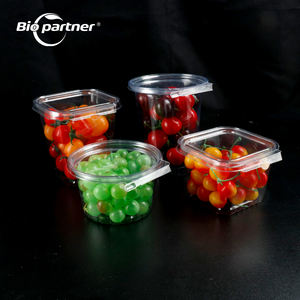 กล่องบรรจุภัณฑ์ใสสำหรับอาหารแบบนำกลับบ้าน กล่องใส่สลัด  วัสดุ PET รีไซเคิลได้ เป็นมิตรกับสิ่งแวดล้อม ป้องกันการงัดแงะ  พร้อมโลโก้ OEM - Product Image 6