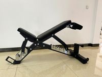 Banc de musculation plat professionnel MMD pour salle de sport, banc inclinable et déclinable pour haltères, banc réglable pour abdominaux