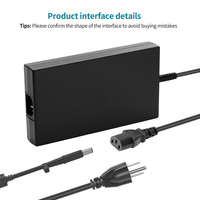 Adaptador de Computadora de 200W, Adaptador de CA para Portátil de 19.5V 10.3A 7.4*5.0mm, Cargador para Portátil HP Envy 15 2020 TPN-DA10