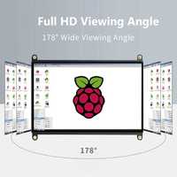 Monitor Portabel 7 Inci IPS 1024*600 Layar Sentuh Kecerahan Tinggi 500 Nits Modul Layar LCD IPS TFT untuk Raspberry Pi Laptop