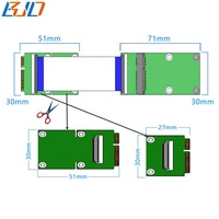 Adaptateur sans fil Mini PCIe PCI-E (sans emplacement pour carte SIM) + câble FPC pour module Wifi / modem 4G 3G LTE WWAN GSM