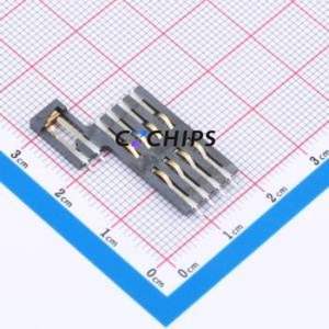 XDSM-0841-0103 SIM Card Connector SMD Connector Plug-In Type 1.4mm - Product Image 1