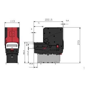 Đáng tin cậy 15.6 "đơn vị thanh toán đơn đặt hàng Máy tính để bàn-người chấp nhận tiền mặt/tiền xu, đầu đọc thẻ tín dụng, máy quét mã vạch & Máy quét ID/HỘ CHIẾU - Product Image 6