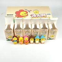 Figurines d'action en PVC Anime, Canard en colère, Porte-clés personnalisé pour enfants, Collection en gros, Boîte mystère, Poupée