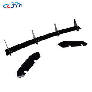 Accessori auto paraurti posteriore Spoiler protezione diffusore labbro rivestimento per sedile <span class=keywords><strong>Leon</strong></span> Hatchback MK3 2013 2014 2015 2016 - Product Image 3