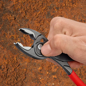 Pince à mâchoires doubles KNIPEX 82 01 200 SB avec capacité de préhension avant et latérale, avec revêtement plastique antidérapant - Product Image 6