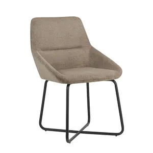 Cadeiras europeias de metal para fornecedor de qualidade projetadas Itália Cadeira de jantar barata elegante verde
