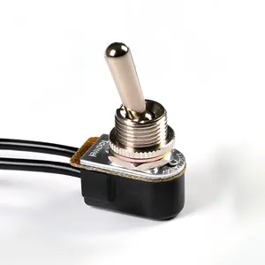 Toowei Universal 6a 250V Ac Aan-Uit 2pin Tuimelschakelaar Lasklem 12V Metalen Miniatuur Tuimelschakelaar