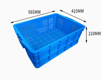 Paniers de transport en plastique en gros pour usines, paniers pour fruits et légumes frais