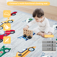Nouveau design de tapis de sol doux pour bébé tapis de jeu en mousse de 1.2 pouces d'épaisseur tapis de jeu pliable pour bébé salle de classe ramper pour les tout-petits