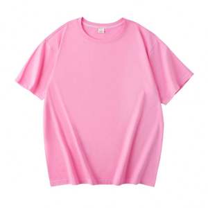 T-shirts personnalisés en gros, t-shirts vierges unisexes à manches courtes, conception de logo OEM, 100 % coton, décontractés, unis - Product Image 5