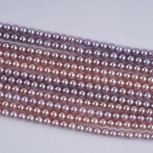 Promotion 3-4mm Green Rice <b>Pearl</b> Necklace <b>Bracelet</b> DIY Material Natural White <b>Freshwater</b> Rice Shaped Zhuji Loose <b>Pearls</b> - Product Image 5