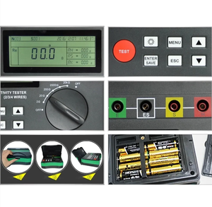 Misuratore di Resistenza del Terreno Digitale DY4300 <span class=keywords><strong>Tester</strong></span> di Resistenza del Suolo - Product Image 2