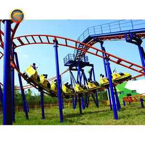 China top 10 manufacturer funfair carnival rides spinning suspended family roller coaster rides for sale