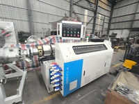 Extrudeuse de tuyaux coniques en HDPE/PVC/PP à double vis et contre-rotation Beilijia, rapport L/D 34:1, vitesse de vis 120 tr/min, puissance 13,3 kW