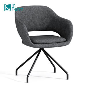 Reposabrazos de tela antidesgaste, patas de Metal fijas multiusos, diseñador de recepción, sala de espera, invitado, visitante, oficina, sillón de ocio - Product Image 2